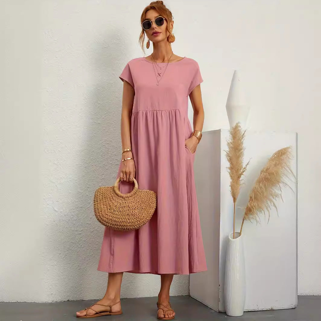 Robe Midi Babydoll Femme