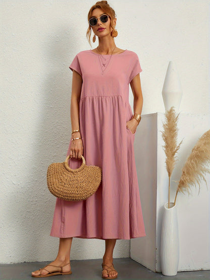 Robe Midi Babydoll Femme