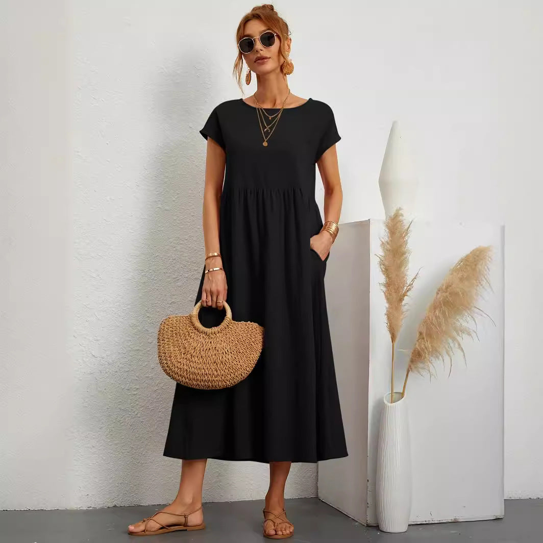 Robe Midi Babydoll Femme