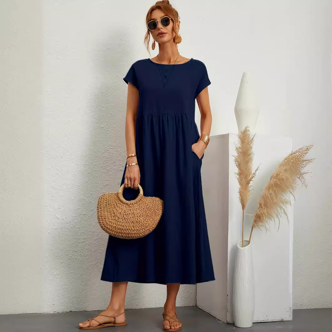 Robe Midi Babydoll Femme