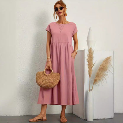 Robe Midi Babydoll Femme