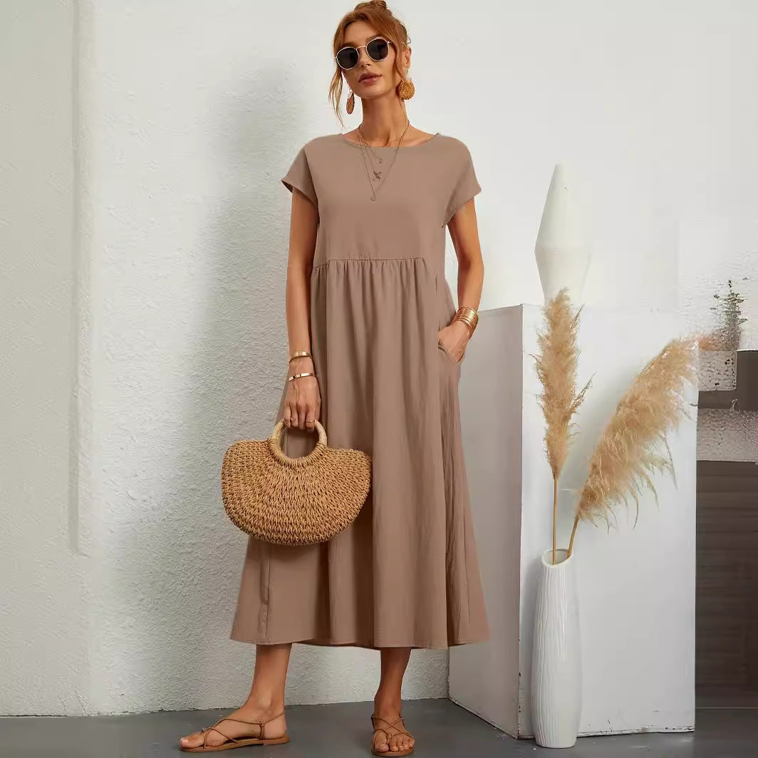 Robe Midi Babydoll Femme